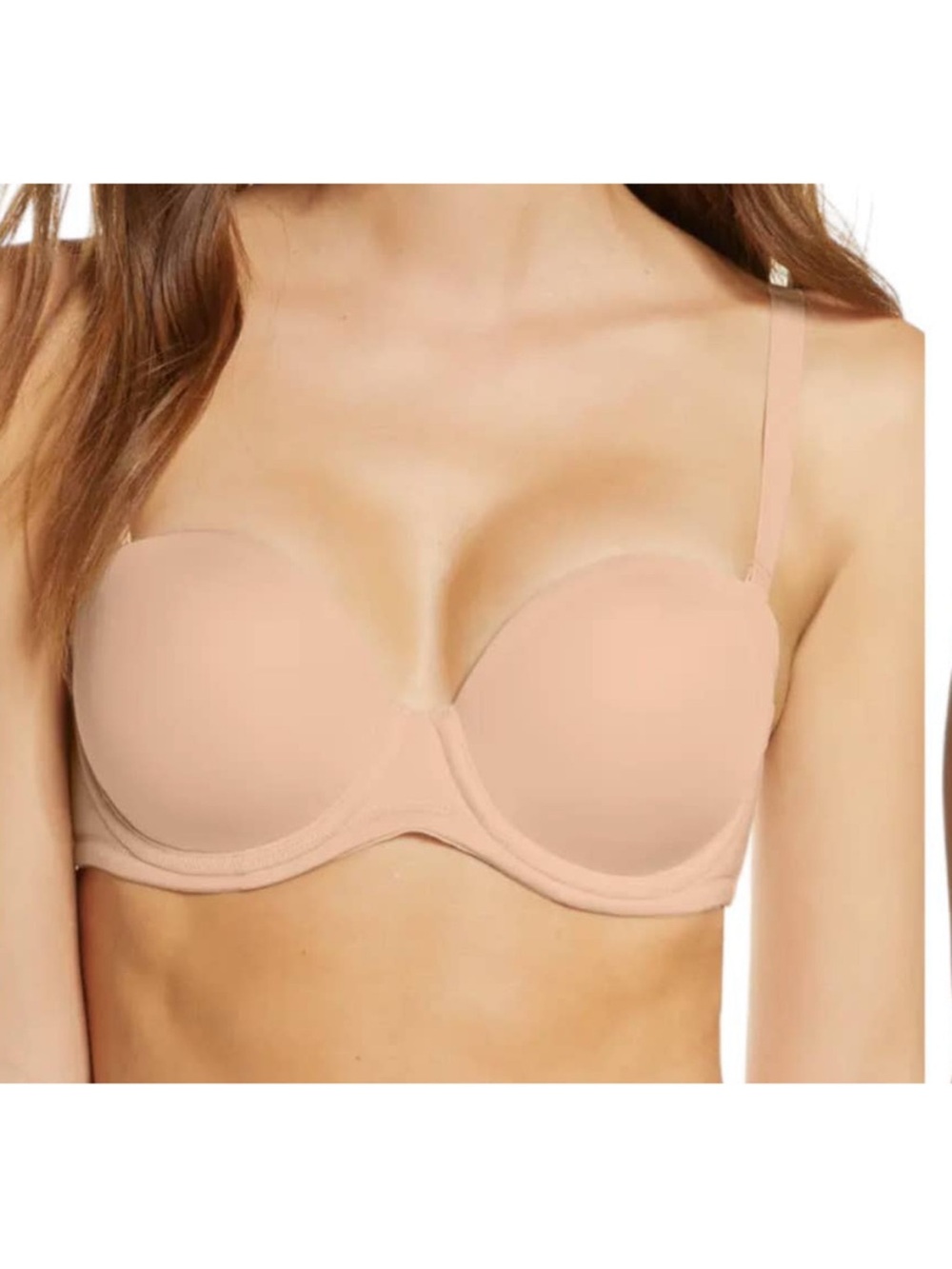 Wacoal 854119 Red Carpet Convertible Strapless bra tan 36D